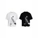 Unisex Oversize Vintage Dance Graphic Tee Heavyweight Cotton T-Shirt Artistic Design 200g 250g Options Men's Clothing Tops_viptrois.com