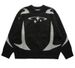 Unisex Oversized Sweater Couple Matching Winter Knitwear, Streetwear Pullover With Jacquard Pattern – Thick Warm Polyester Blend_viptrois.com