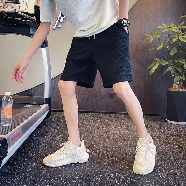 Men's Clothing Shorts men's casual pants summer thin loose sports pants beach pants outer wear trendy brand shorts_viptrois.com