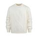 Men's Casual Round Neck Sweater – Solid Color Knit Pullover For Autumn & Winter_viptrois.com