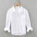 Men's Clothing Casual High Quality Crumpled Double Layer Gauze Long Sleeved Shirt Men's Cotton Gauze Soft Comfortable And Breathable Square Neck Shirt_viptrois.com