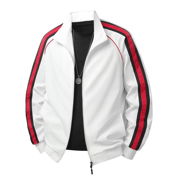 Spring Three-bar Jacket Men's Trend Summer Thin Stand-up Collar Sports Hong Kong Style Couple Ins Running Sunscreen Jacket_viptrois.com