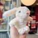 Internet Celebrity Long Eared Rabbit Jellycat Bonnie Rabbit Keychain Pendant Plush Doll Lop Eared Rabbit Doll School Bag Keychain Pendant_viptrois.com