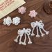 Ins Style Detachable Pink Ribbon Bow Crystal Beaded Shoe Buckle Shoe Flower Ballet Style Decorative Buckle Sneakers_viptrois.com
