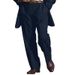Men's Clothing Men's formal knitted wool solid color daily business vacation fashion straight loose suit pants_viptrois.com