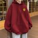 Autumn and Winter Trendy Brand Versatile Simple Hoodie Men's Retro High Street Loose Coat Trendy_viptrois.com