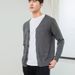 Spring And Autumn V-Neck Cardigan Men's Wool Thin Loose Korean Style Cashmere Knitted Sweater Jacket Trendy Youth_viptrois.com