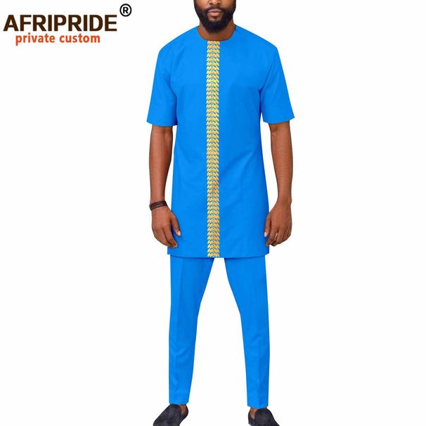 Men's clothing African national cotton men's casual set_viptrois.com