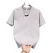 Pink Short Sleeved T-Shirt For Men Summer Round Neck Fashionable Couple Outfit Trendy Brand Versatile Stylish Design Top_viptrois.com