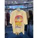 Marni hand drawn floral cartoon pattern short sleeved T-shirt for women with sweet college style loose fitting and slim_viptrois.com