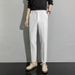 Men's Clothing Casual trousers trendy loose fitting versatile spring trousers men's simple new style trendy temperament youthful popular_viptrois.com