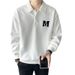 Pulse Autumn Turn-down Collar Sweatshirt Men 2025 New Trendy Brand Embroidered Loose Polo Shirt Men's Jacket Versatile Casual_viptrois.com
