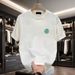 American Style Fashion Versatile Unisex Loose Top Beer Bottle Cap Print Cotton Short Sleeve T-Shirt Summer New Youth_viptrois.com
