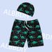 Children's Swimming Trunks Baby Cartoon Beach Pants Boy Boxer Shorts Swimming Cap Swimming Suit Boy Swimsuit Cross Border Wholesale_viptrois.com