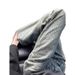 Men's Clothing Blue Gradient Jacquard Jeans Men's Summer American Fashion Brand High End Pants Design Narrow Version Flared Trousers_viptrois.com
