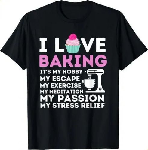 T-shirtt-shirti Love Baking - 2026 Funny Cupcake Baker Pastry Bak_viptrois.com