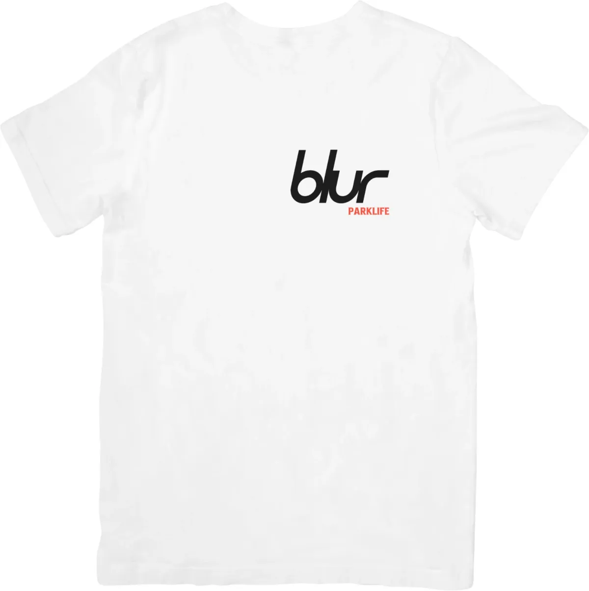 Blur Parklife Music Fit For Men & Women Quality Cotton T-Shirt Mens Womens Tees Top White._viptrois.com