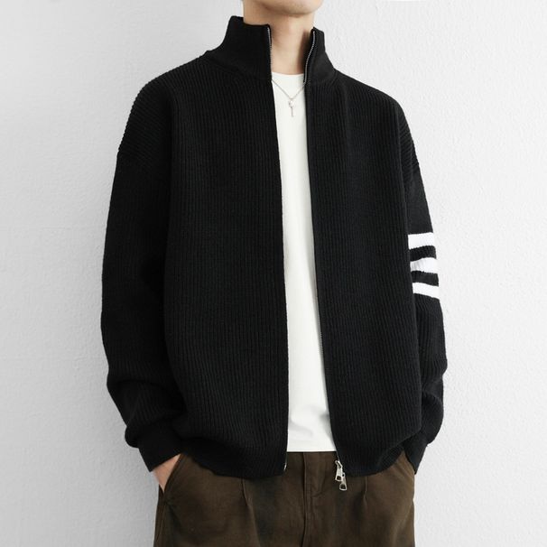 New Cross-Border Southeast Asia Foreign Trade Dropshipping Autumn Winter Fashion Striped Decorated Slightly Wide_viptrois.com