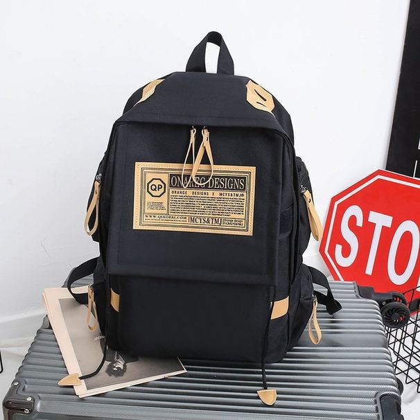 Women's Bags Schoolbag College Student Trend Backpack Large Capacity Oxford Cloth Outdoor New Backpack Men's_viptrois.com