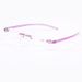 Unisex Frameless Reading Glasses 125 Degrees 175 Degrees Men's And Women's Fashion Plastic Frameless Cutting Edge Glasses_viptrois.com