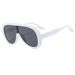 New One-piece Large-frame Sunglasses European And American Cross-border Large-frame Sunshade Sunglasses Fashionable Wear Versatile Sunglasses_viptrois.com