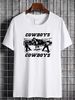 Brandy Melville Shirt Womens One Size Large Cow Made In Italy John Galt Slightly Stretched Casual Soft Graphic Stylish Top For Everyday Wear_viptrois.com