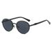 Men's Sunglasses New Retro Casual Round Sunglasses Celebrity Style Personality Hip Hop Street Fashion Trend Sunglasses_viptrois.com