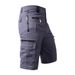 Men's Clothing Cropped Trousers Men's Loose Straight Summer Large Size Trendy Casual Mid Length Trousers With Multiple Pockets Pure Cotton Work Shorts_viptrois.com