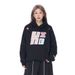 Large Letter Patch Embroidered Hooded Pullover Sweatshirt Loose Casual Autumn Winter Unisex Vibe High Street Trendy_viptrois.com