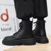 European Warm Series 2025 Autumn Winter New British Style Leather Thick Sole High Top Snow Martin Boots Shoes Men_viptrois.com