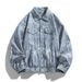 Men's Clothing Men's Wear | Autumn Lapel Men's Jacket 2025 New Printed Loose Plus Size Casual American Style Jacket Top_viptrois.com