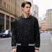 Men's Oversized Streetwear Jacket - Korean Style Thickened Fleece Lined Windbreaker (Black/Navy/Brown, EU S-XXXL)_viptrois.com