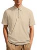 Men's Clothing Half Zip Collared Casual Short Sleeve T Shirt Summer Half-Zip Moisture-Wicking Polyester, Breathable Short Sleeve For Casual Wear_viptrois.com
