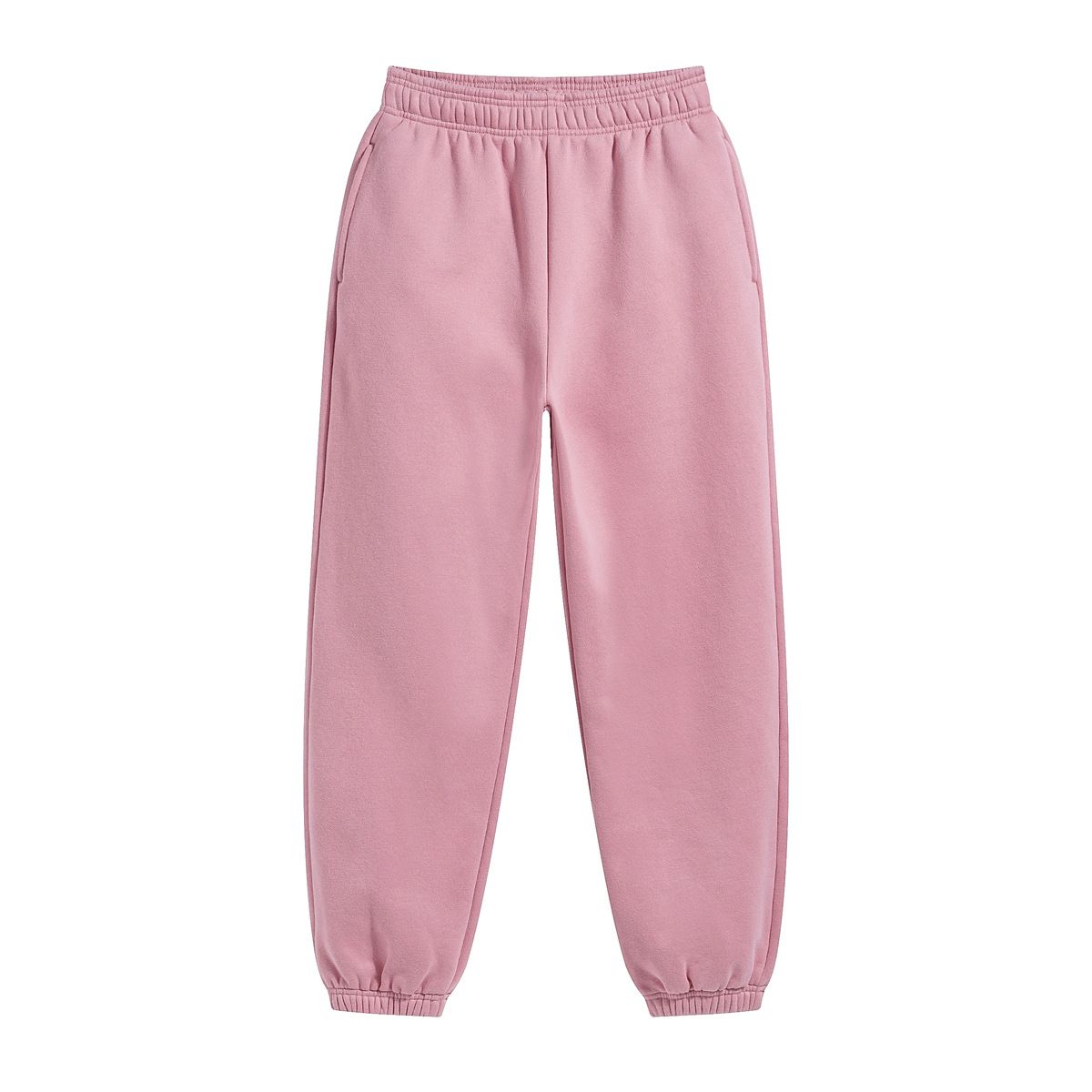 Unisex 400g Fleece-Lined Sweatpants – Dopamine-Boosting Loose Fit Joggers With Elastic Cuffs, Extra Thick Winter Pants_viptrois.com