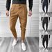 Man's clothing Double fold casual dress pants_viptrois.com