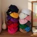 Multicolor Flight Attendant Etiquette Band Performance Waitress Hotel Women's Fashion Versatile Beret Woolen Hat_viptrois.com