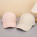 Korean Spring Autumn Sunshade Baseball for Male and Female Students Outdoor Cycling Light Plate Sports Solid Color Duck_viptrois.com