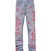 Men's Clothing New Men's Straight Jeans Fashion Ins Hot Style Non Elastic Embroidered Straight Jeans_viptrois.com