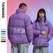 Men's Clothing Thai King Factory Direct Sales Men's and Women's Silk cotton Jackets Men's 2024 Winter New Fashion Brand Multi color Loose Men's Jackets_viptrois.com