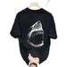 Men's Clothing Heavy Cotton Trendy Brand Printed Men's Short Sleeved T Shirt Summer New Fashion Casual All Match Round Neck Top_viptrois.com