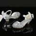 Girls High Heels Little Princess Performance Leather Shoes Silver Children's Matching Dress Middle And Large Children Catwalk Stage Crystal Shoes_viptrois.com