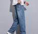 Men's Clothing Personalized Blue Jeans Men's Wide Leg Loose Design Casual Pants Men's Spring And Summer Lyocell Drape Comfortable Men's Pants_viptrois.com