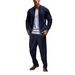 Men's Casual Loose Fit Jacket & Pants Set - Breathable Comfortable Trendy Outfit For Sports & Daily Wear (Black, Gray, Army Green, Navy, Dark Gray)_viptrois.com