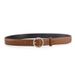 Women's Belts Summer Simple Belts Round Buckle Leather Belt Jeans Skirt Versatile_viptrois.com