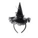 Unisex Halloween witch headband costume party funny party lace sequined hat_viptrois.com