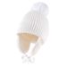 Baby clothing Knitted children's hat Baby ear protection and fluffy thread hat_viptrois.com