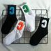Socks New Style Fungus Lace Women's Socks Plush Big C Socks Women's High Elastic Student Sports Mid Tube Socks Sweat Absorbent Cotton Socks Trendy_viptrois.com