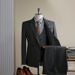 Men's Slim-Fit Blazer Suit Set -Inspired | Double-Breasted & Wrinkle-Free For Weddings & Business_viptrois.com