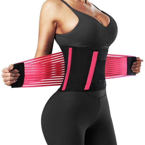 New Adjustable Abdominal Belt Waist Trainer Waist Belt Shape Recovery Restraint Belt Fitness Belt_viptrois.com