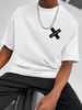 Maglietta Uomo Cotone 180g Stile Y2K Stampa CONVICTION Streetwear Estiva Maniche Corte Vestibilità Regolare_viptrois.com